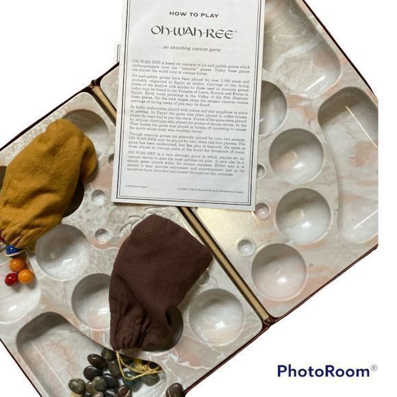 OH WAH REE Vintage 1962 3m Bookshelf Board Game with Orig. Box - Picture 4 of 4